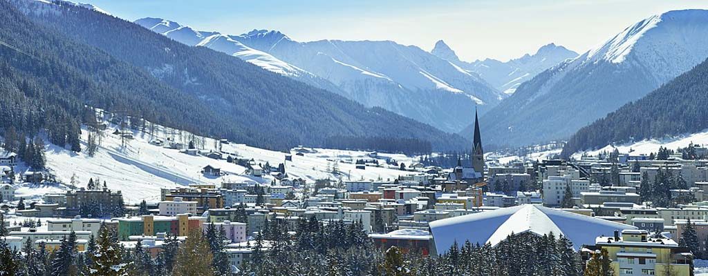 Davos in der Schweiz