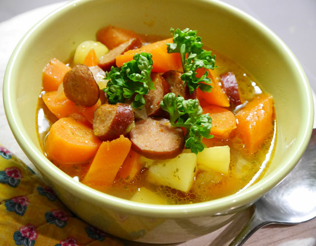 Rezept: Möhren-Kartoffel-Suppe