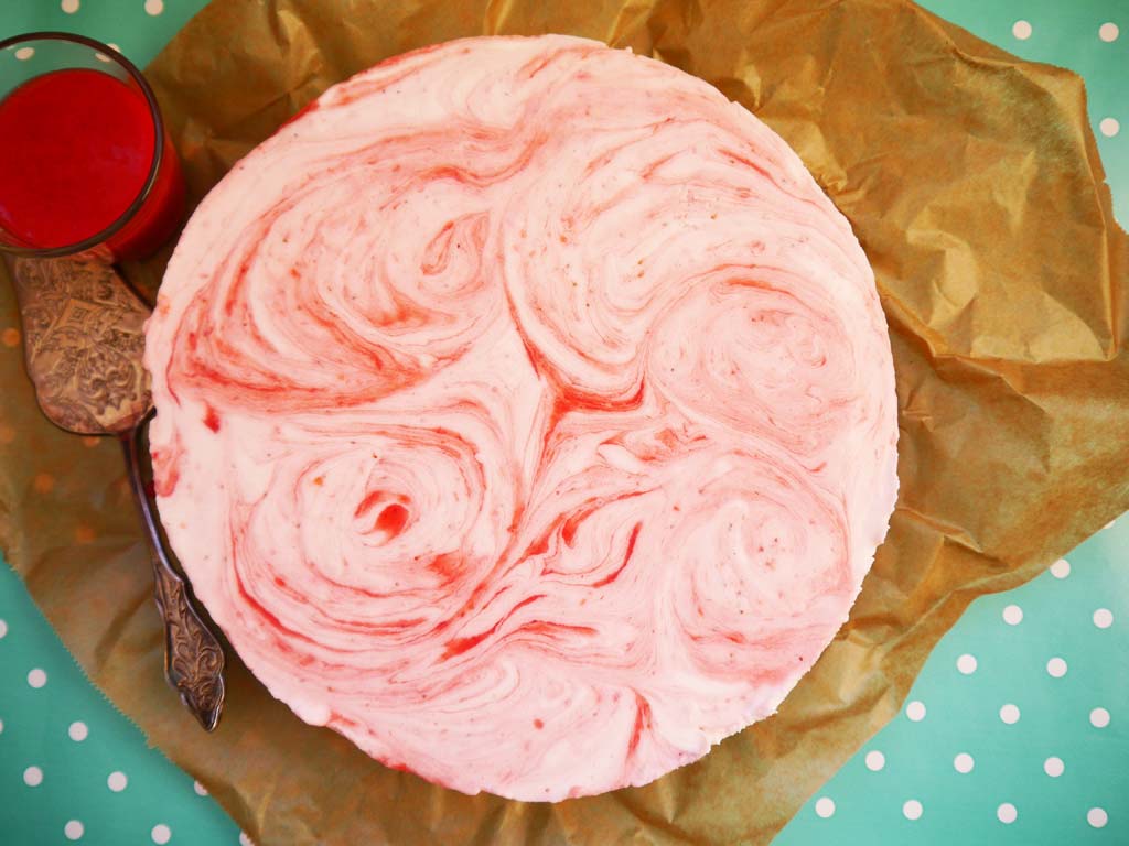 Erdbeer-Swirl-Kuchen